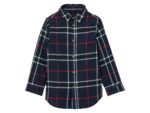 lupilu® Boys' flannel shirt (5-6y, navy blue)