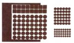 PARKSIDE Self-adhesive felt furniture pads - 133 pcs - BROWN