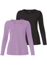 ESMARA Women’s 2-Pack Long-Sleeve Shirts