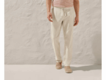 LIVERGY Men's Beige Chino Trousers, L - Image 2