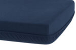 LIVARNO home Fleece stretch sheet, 180 – 200 x 200 cm (blue) - Image 2