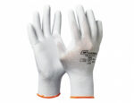GLEBOL Micro Flex Protective Gloves, White, Size 8