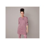 esmara® Women's sweatshirt dress (M (38/40), pink) - Image 2