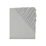 Livarno home Jersey fitted sheet, 90–100 x 200 cm (gray)