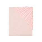 Livarno home Jersey fitted sheet, 90–100 x 200 cm (light pink)