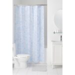 LIVARNO home Shower curtain, 180 x 200 cm (flowers) - Image 2