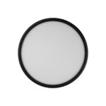 Livarno LED Ceiling Light, 22W, Round, Black