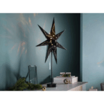Livarno LED Poinsettia Christmas Decor Anthracite - Image 2